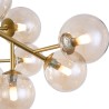 Deckenleuchte Wohnzimmer Glas-Kugeln Gold-Metall Dallas Maytoni Angebot