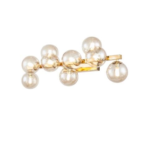 Wandlampe goldfarben Kugelglas Dallas Maytoni Aktion