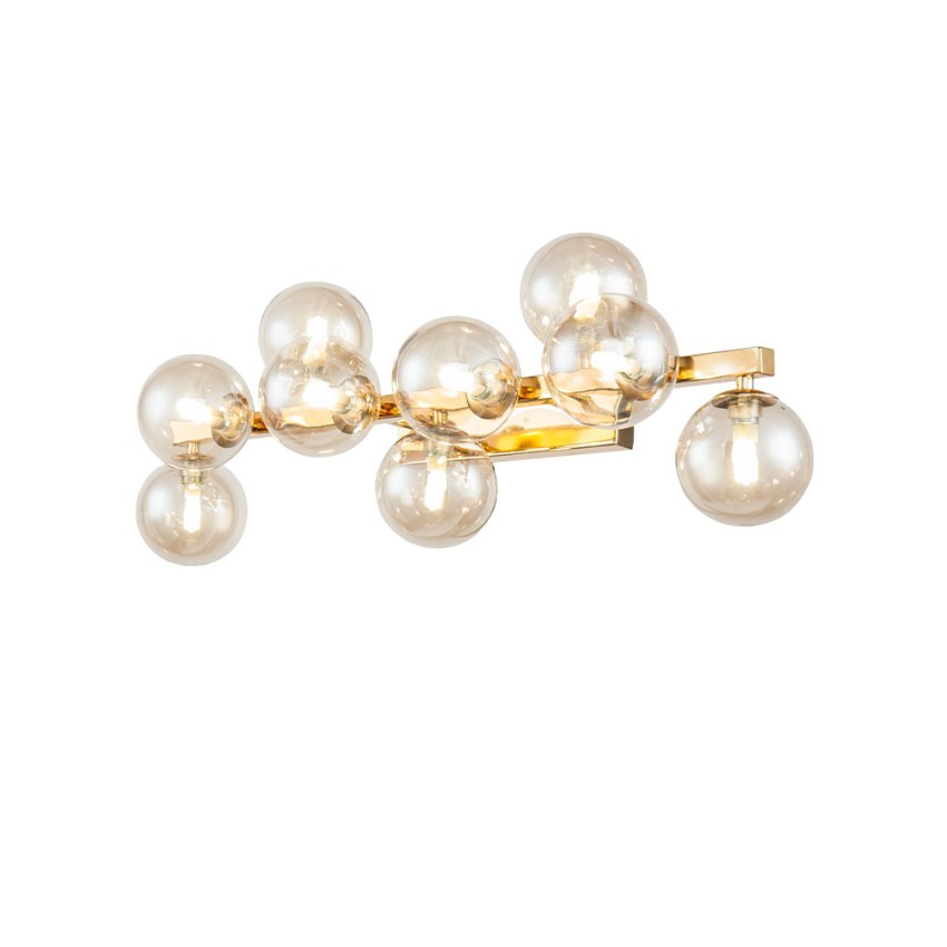 Wandlampe goldfarben Kugelglas Dallas Maytoni Aktion