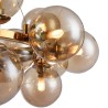 Moderner Hängelampe mit 25 goldenen Kugeln Dallas Maytoni Katalog