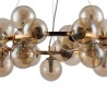 Moderner Hängelampe mit 25 goldenen Kugeln Dallas Maytoni Sales