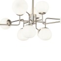 Moderne Hängeleuchte 12 Kugeln mattiertes Glas Design Erich Maytoni Rabatte