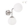 Wandlampe Flur Salon 2 Kugeln Weiß Erich Maytoni Verkauf