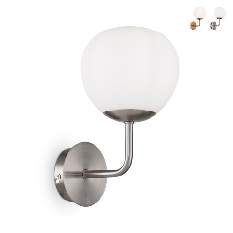 Wandapplikation Wandlampe Kugelschirm weiß Erich Maytoni Aktion