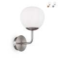 Wandapplikation Wandlampe Kugelschirm weiß Erich Maytoni Aktion