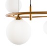 Deckenleuchte Ring Maytoni mit 4 Kugeln, modernes Design Katalog