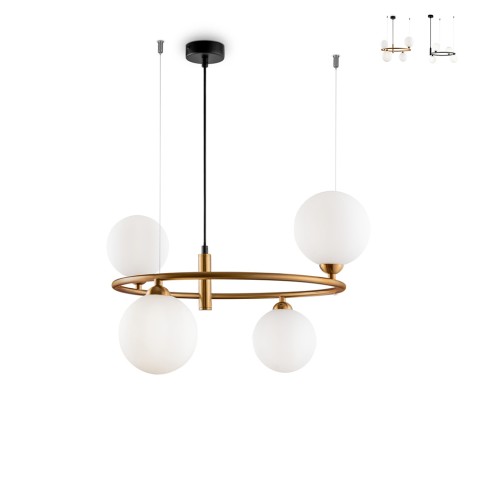 Deckenleuchte Ring Maytoni mit 4 Kugeln, modernes Design Aktion