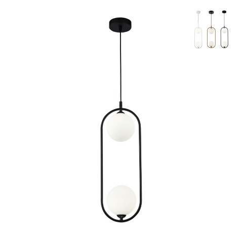 Moderne Design-Deckenpendelleuchte Kugeln Ring Maytoni Aktion