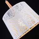 Hängelampe Küche Dekorativer Holz-Lampenschirm Lantern Maytoni Sales