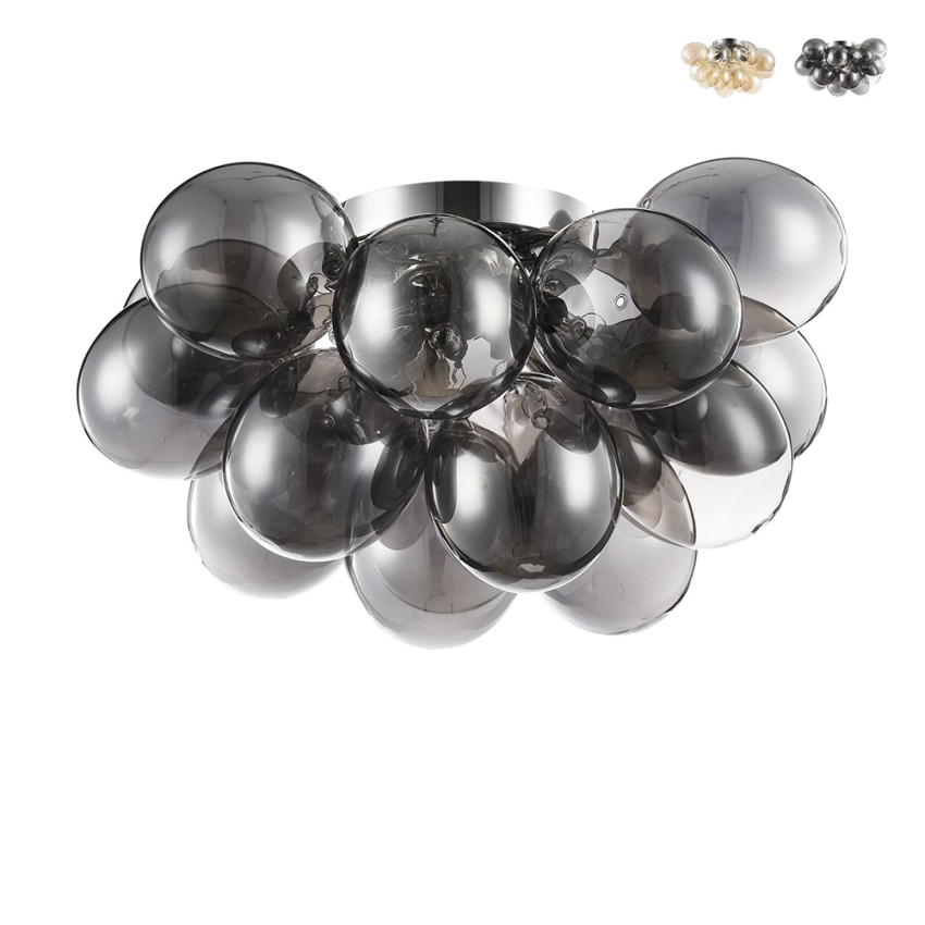 Balbo Maytoni Deckenleuchte im Traubendesign, Glas-Kugeln für Wohnbereich Aktion Balbo Maytoni Deckenleuchte im Traubendesign, Glas-Kugeln für Wohnbereich Aktion