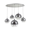 Moderner Design-Kronleuchter mit schwebenden Kugeln, verchromtes Glas, Fermi Maytoni Verkauf