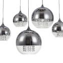 Moderner Design-Kronleuchter mit schwebenden Kugeln, verchromtes Glas, Fermi Maytoni Angebot