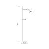 LED-Stehlampe Spotlicht, verstellbar, Design von Estudo Maytoni Sales