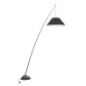 Moderne schwarze Bogen-Stehlampe für Wohnzimmer Campanula Maytoni Verkauf