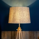 Stehlampe Dreifuß Holz Nordischer Skandinavischer Stil Calvin Maytoni