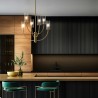Moderner Kronleuchter-Deckenlampe mit 6 Zylindern - Arco Maytoni Sales