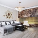 Klassischer Kronleuchter mit transparenten Glas-Kristallen Revero Maytoni Angebot