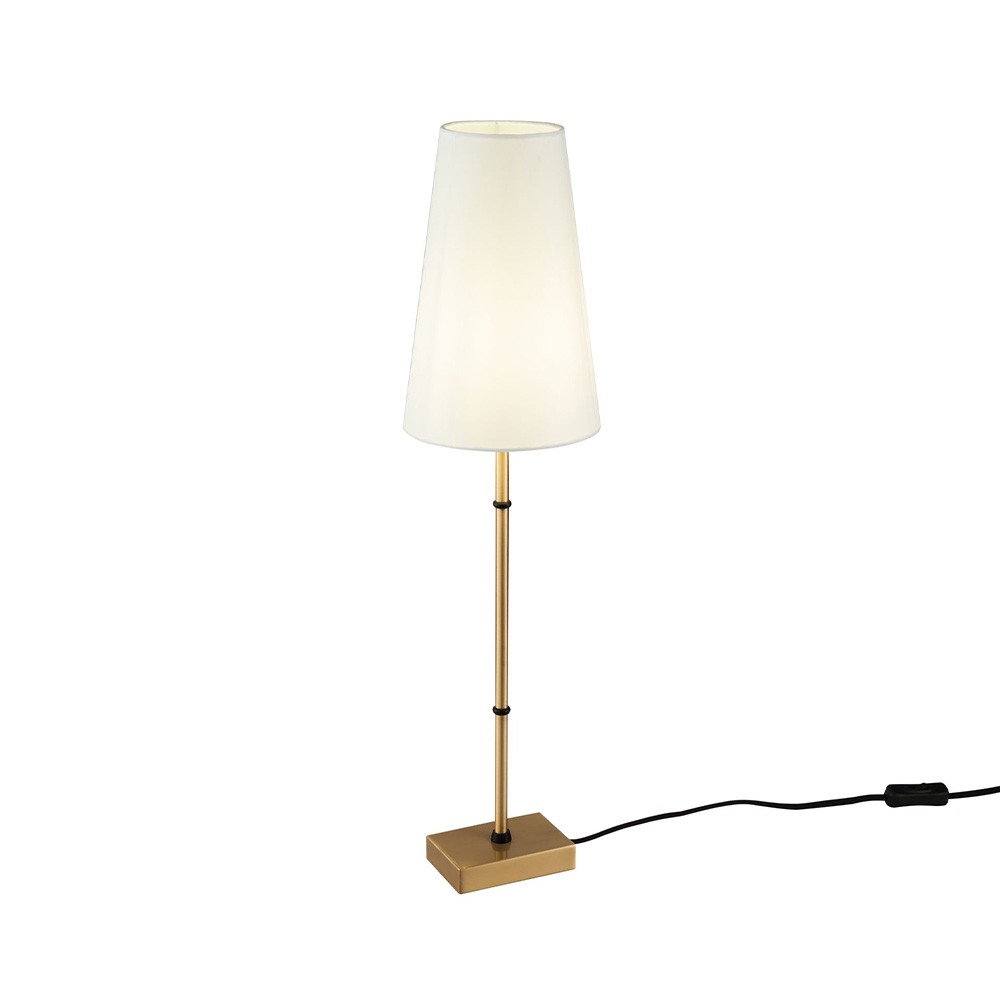 Klassische Tischlampe mit Stoffschirm Zaragoza Maytoni