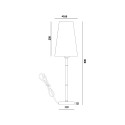 Klassische Tischlampe mit Stoffschirm Zaragoza Maytoni Verkauf