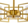 Bowi Maytoni moderner goldfarbener 6-flammiger Pendelleuchter für das Wohnzimmer Angebot