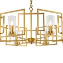 Moderner Goldener Deckenleuchter mit 6 Lampen für Wohnzimmer Bowi Maytoni Verkauf
