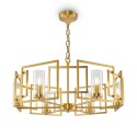 Moderner Goldener Deckenleuchter mit 6 Lampen für Wohnzimmer Bowi Maytoni Aktion