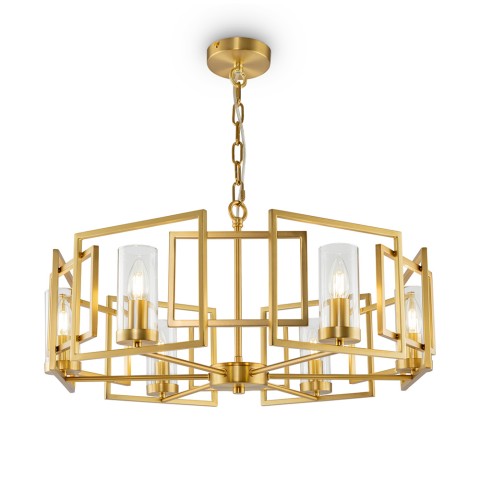 Moderner Goldener Deckenleuchter mit 6 Lampen für Wohnzimmer Bowi Maytoni Aktion