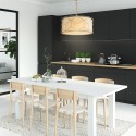Runde Deckenleuchte Design Gold Stoffschirm Messina Maytoni Aktion