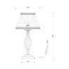 Klassische Tischlampe mit Stoffschirm Grace Maytoni Angebot