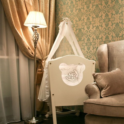 Stehlampe Wohnzimmer klassischer Stil Stoff Grace Maytoni Aktion