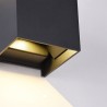 LED-Wandleuchte für den Garten, würfelförmig, verstellbar, Außenbereich, Fulton Maytoni Modell
