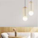 Goldene Pendelleuchte Kugel Deckenlampe Wohnzimmer Telford Maytoni Aktion