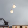 Hängelampe Kugel Weißglas Decke Küche Wohnzimmer Erich Maytoni Aktion