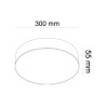 Runde LED-Deckenleuchte im minimalistischen Stil Zon Maytoni Lagerbestand