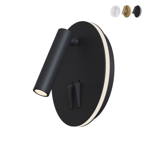 Runde LED-Wandleuchte mit verstellbarem Strahler Los 176 Maytoni Aktion