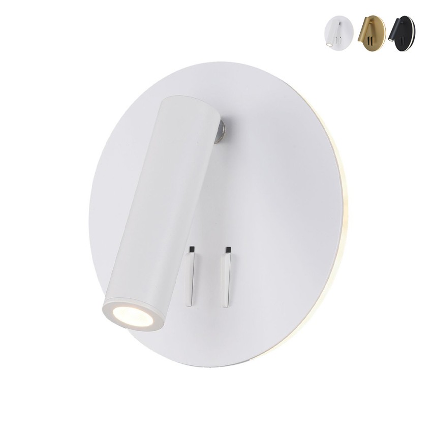 Runde LED-Wandleuchte mit verstellbarem Strahler Los 176 Maytoni Angebot Runde LED-Wandleuchte mit verstellbarem Strahler Los 176 Maytoni Angebot