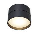 Moderne runde Deckenleuchte schwarz LED-Licht dimmbar Onda Maytoni Aktion