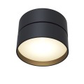 Moderne runde Deckenleuchte schwarz LED-Licht dimmbar Onda Maytoni Aktion