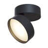 Deckenlampe Modern Schwarz Rund Verstellbar LED-Licht Onda Maytoni