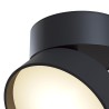 Moderne runde Deckenleuchte schwarz LED-Licht dimmbar Onda Maytoni Angebot