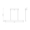 Moderner LED-Hängelampe, verstellbar, 118,5 cm, Step Maytoni Kauf