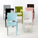 Stühle Küche Bar Glänzend Modernes Design Polypropylen Grand Soleil Sunshine