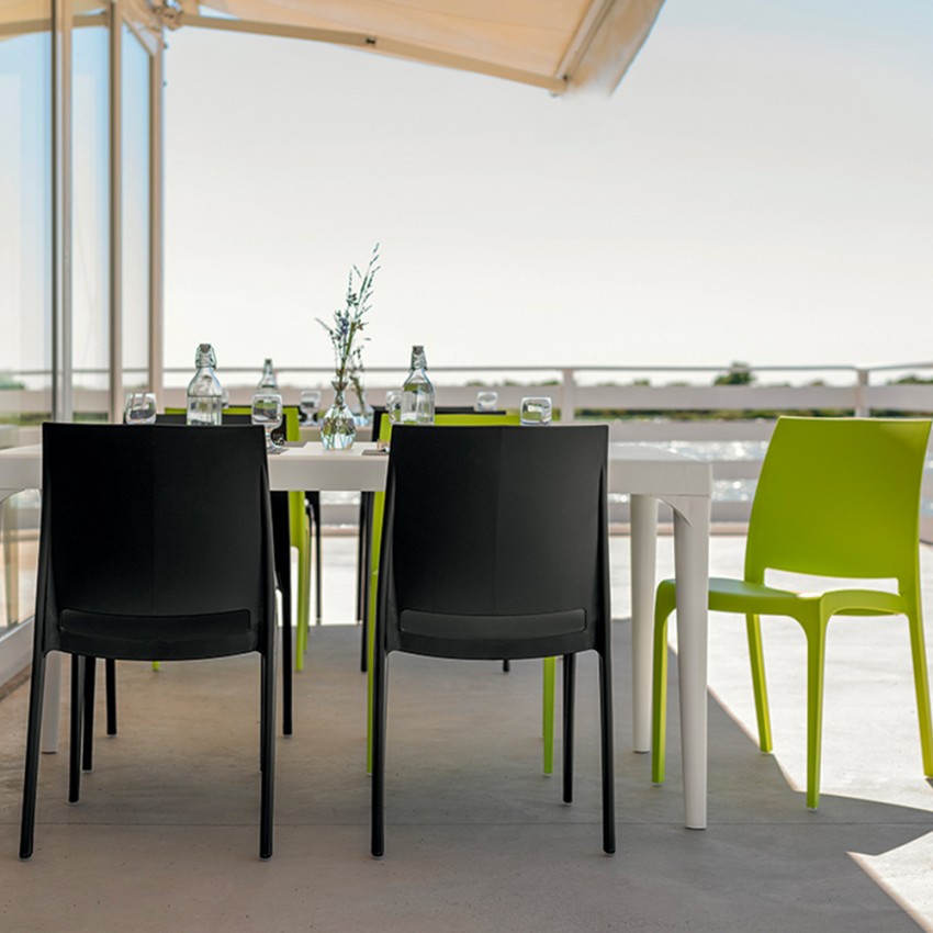 Stuhl Garten Bar Restaurant Außenbereich Stapelbar Volga Bica