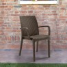 18er Set Indiana BICA stapelbare Rattan Gartenstühle mit Armlehnen Eigenschaften