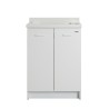 Waschschrank mit 2 Türen, Waschbecken und Waschbrett 60x50cm Edilla Montegrappa Sales