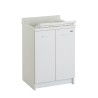 Waschschrank mit 2 Türen, Waschbecken und Waschbrett 60x50cm Edilla Montegrappa Aktion