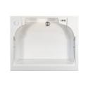 Waschschrank mit 2 Türen, Waschbecken und Waschbrett 60x50cm Edilla Montegrappa Rabatte