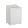 Waschtisch 60x60cm Schrank 2 Türen mit Waschbecken Abdeckung Edilla Montegrappa Angebot