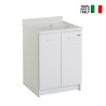 Waschtisch 60x60cm Schrank 2 Türen mit Waschbecken Abdeckung Edilla Montegrappa Verkauf