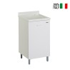Waschtisch Schrank Waschküche 1 Tür 45x50cm Wäschebrett Edilla Montegrappa Verkauf